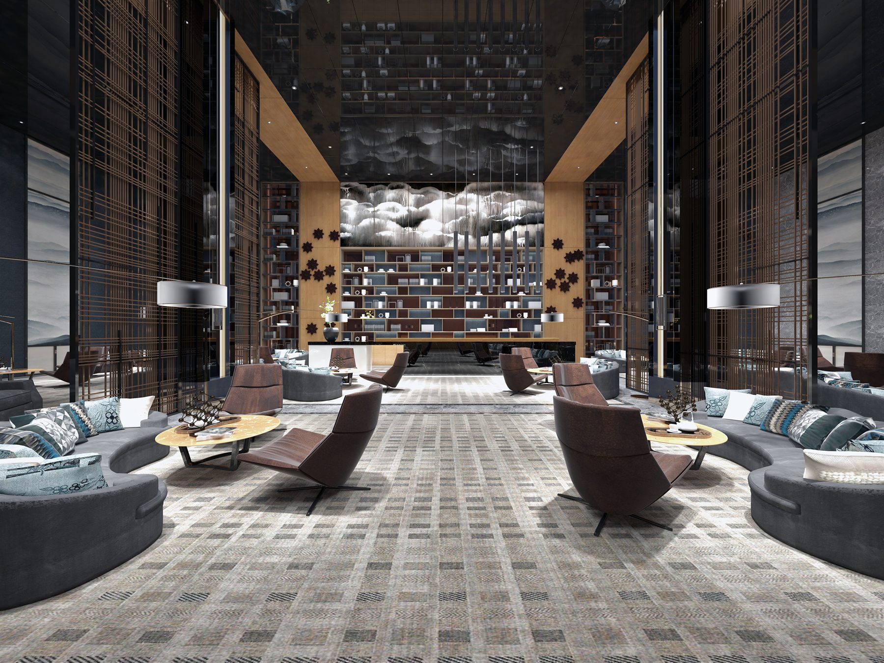 Premium hotel lounge for the Crays Club Berlin concept