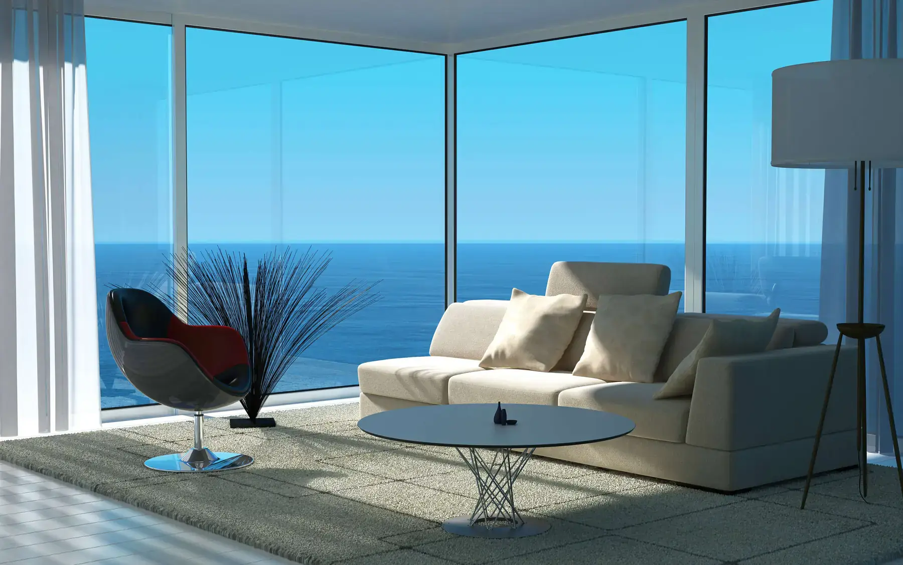 Premium sea-view villa interior
